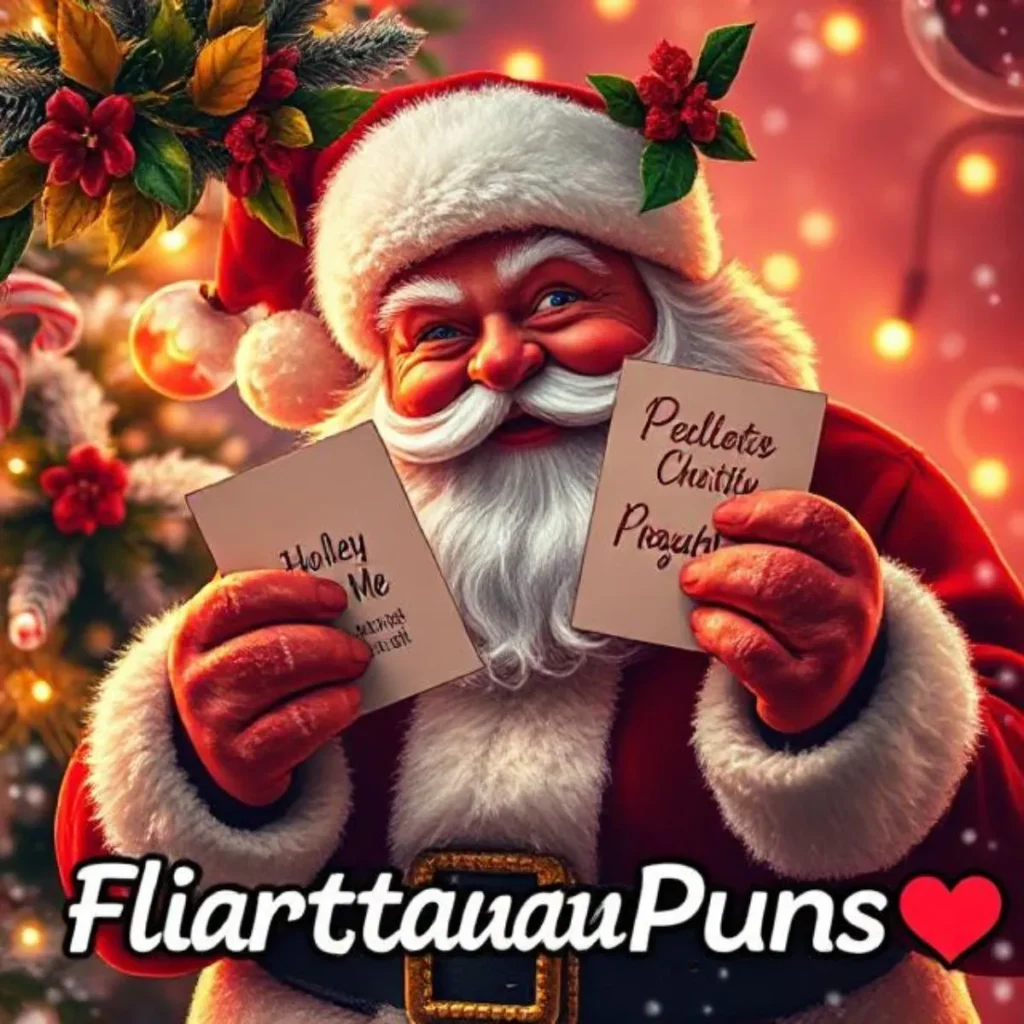 4: Flirty Santa Puns 😏