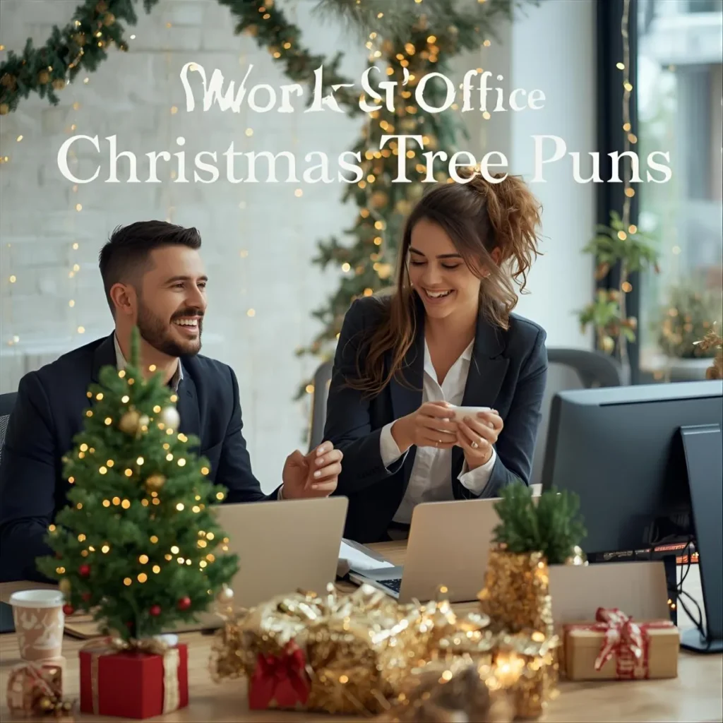  Work & Office Christmas Tree Puns 