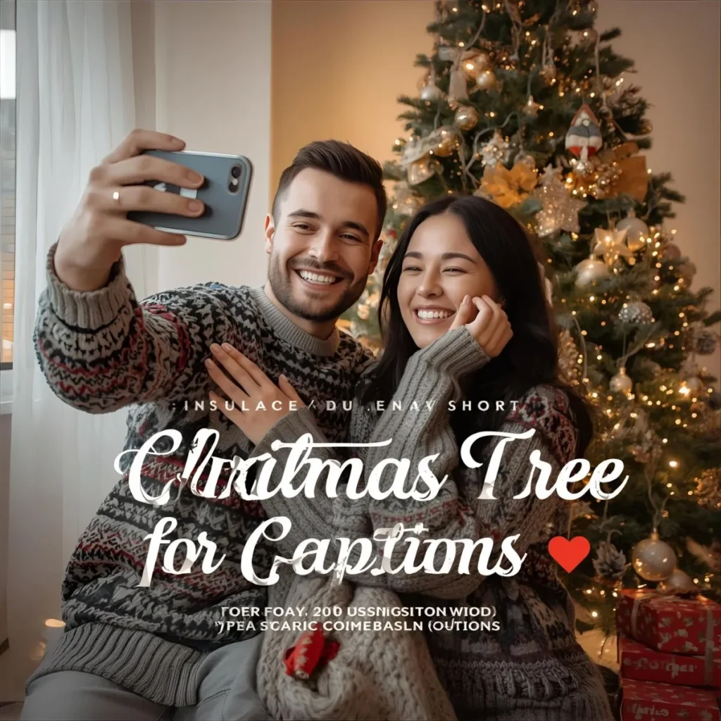 Short Christmas Tree Puns for Captions