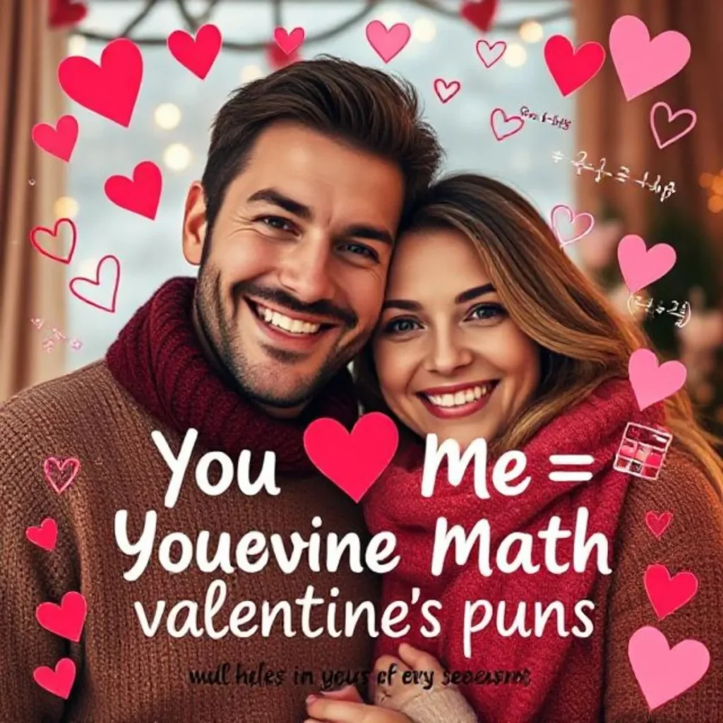 Seasonal Math Valentines Puns 