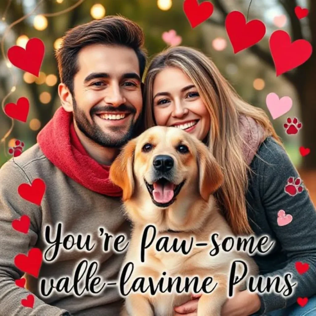 Cute Dog Valentine Puns 