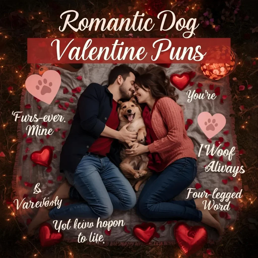Romantic Dog Valentine Puns