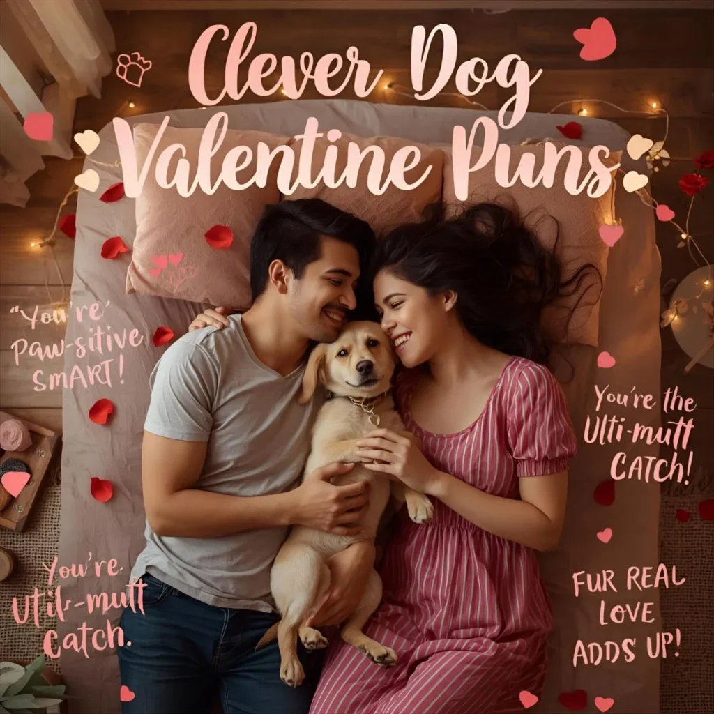  Clever Dog Valentine Puns