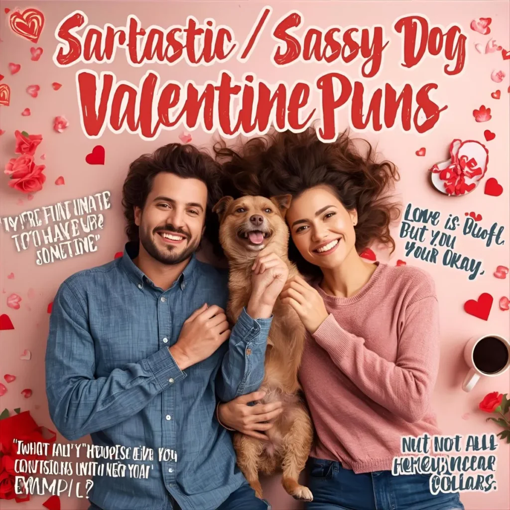 Sarcastic / Sassy Dog Valentine Puns