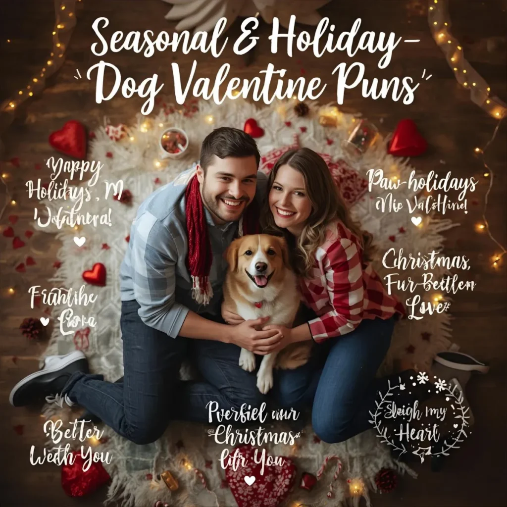 Seasonal & Holiday Dog Valentine Puns 