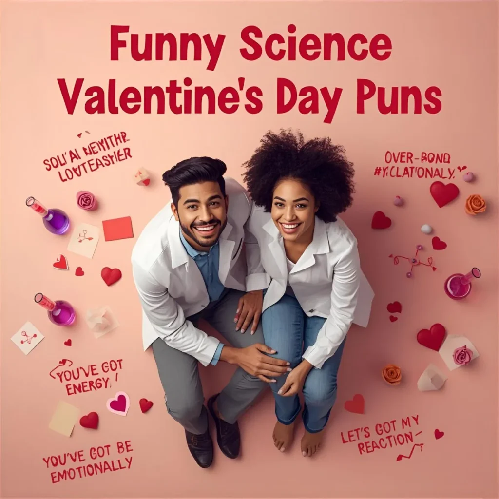 Funny Science Valentines Day Puns