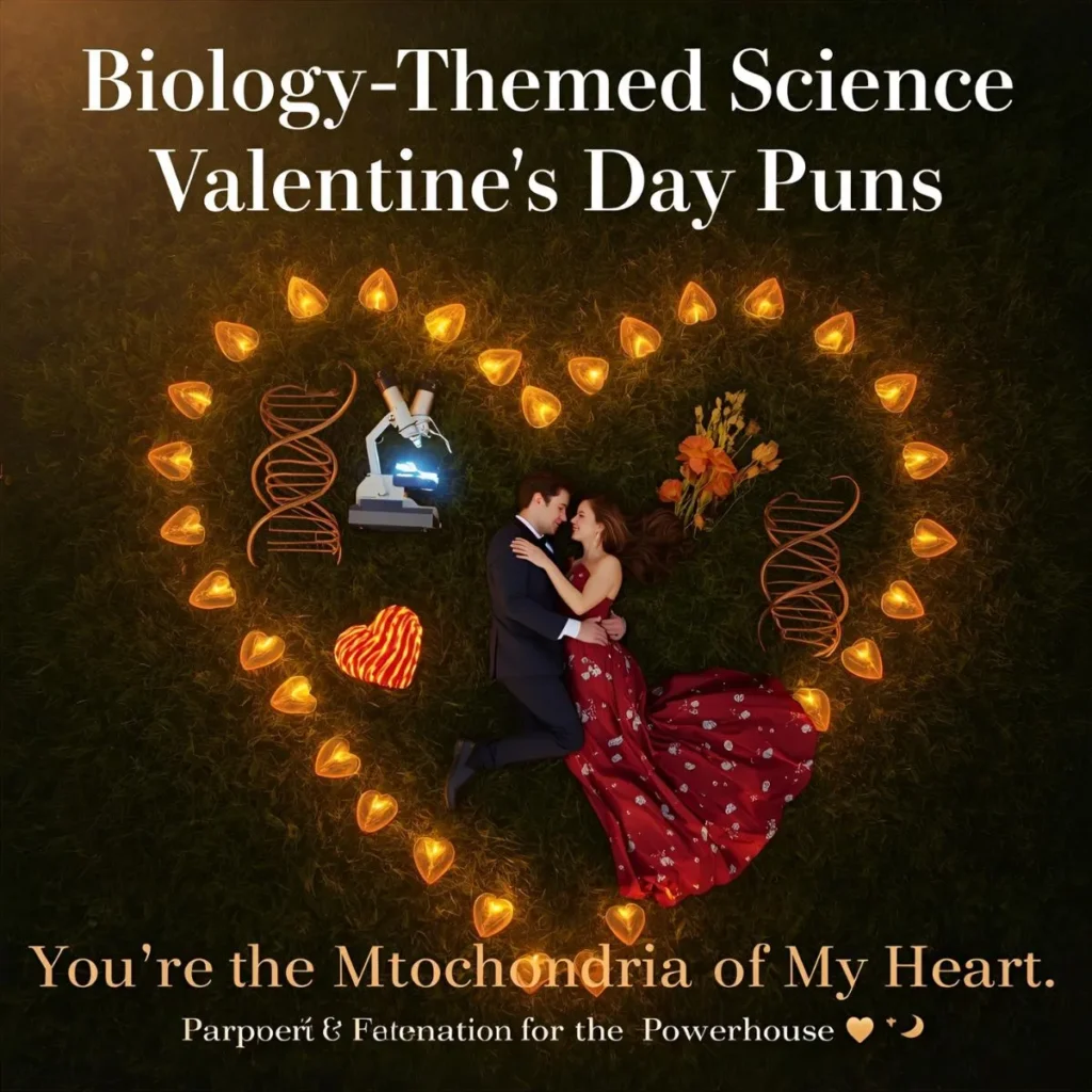 Biology-Themed Science Valentines Day Puns