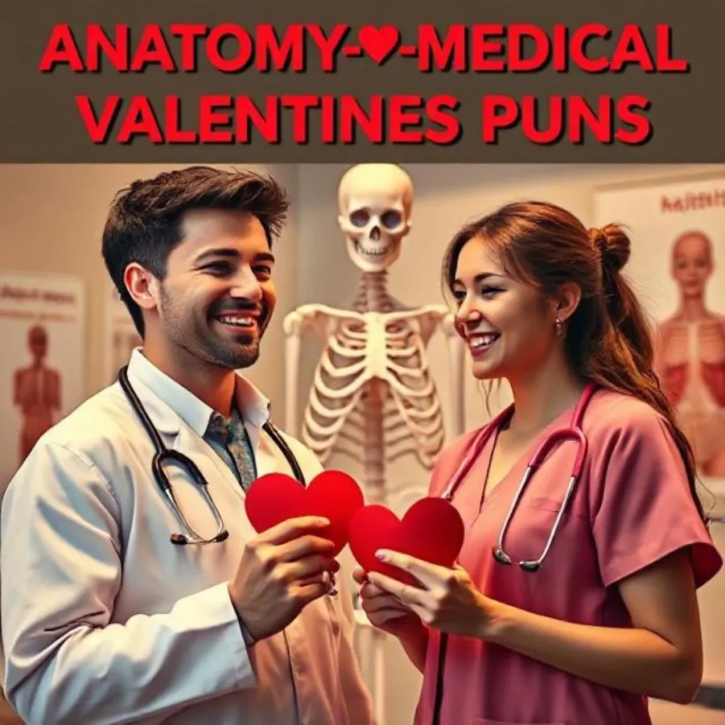  Anatomy-Themed Medical Valentines Puns