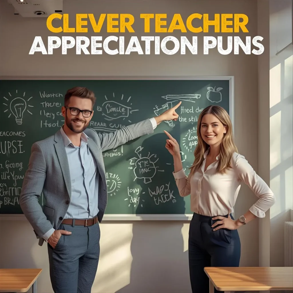 Clever Teacher Appreciation Puns