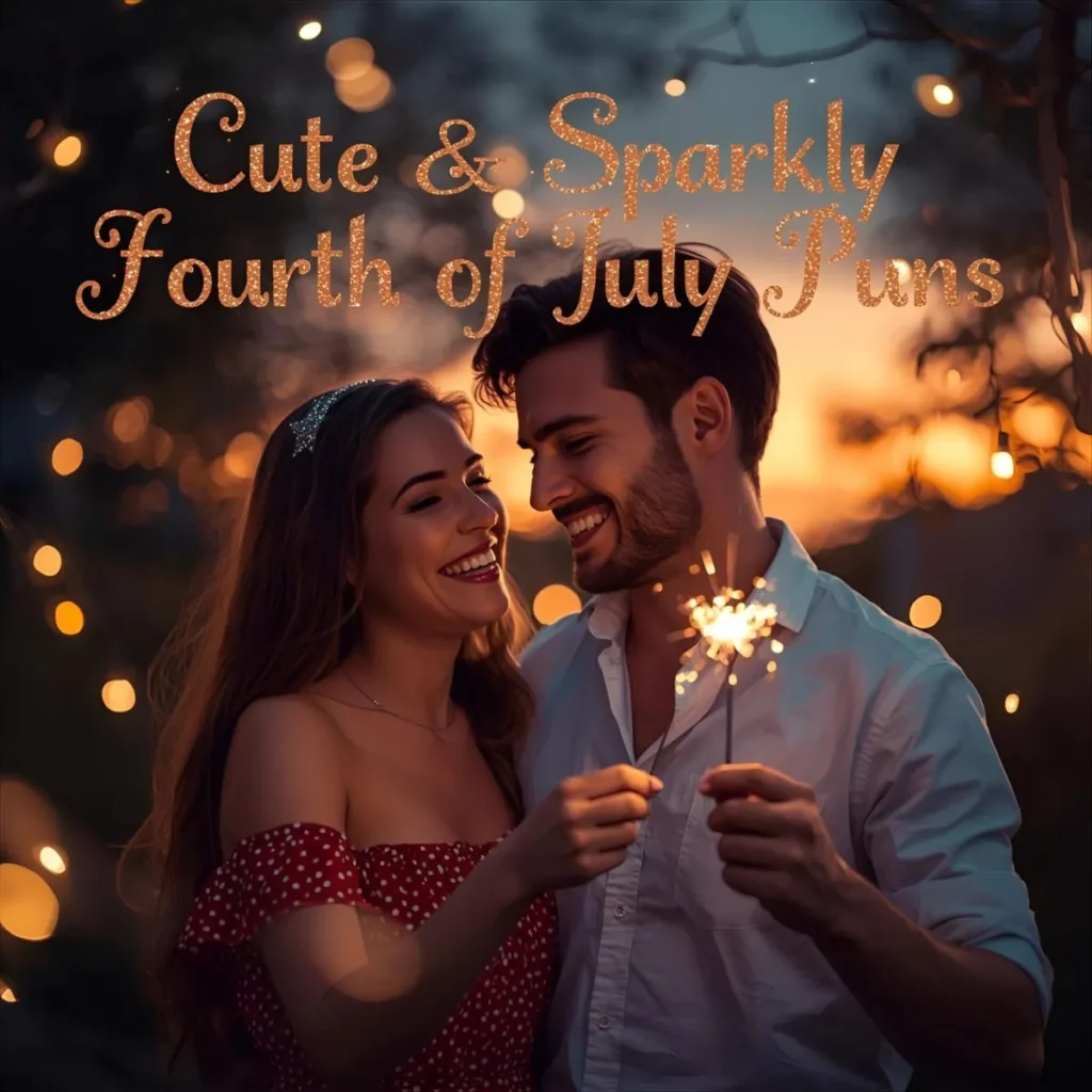 Cute & Sparkly Fourth of July Puns