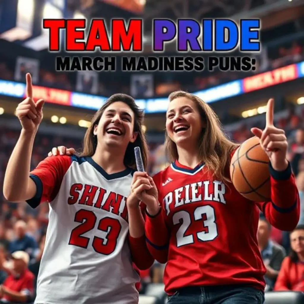 Team Pride March Madness Puns