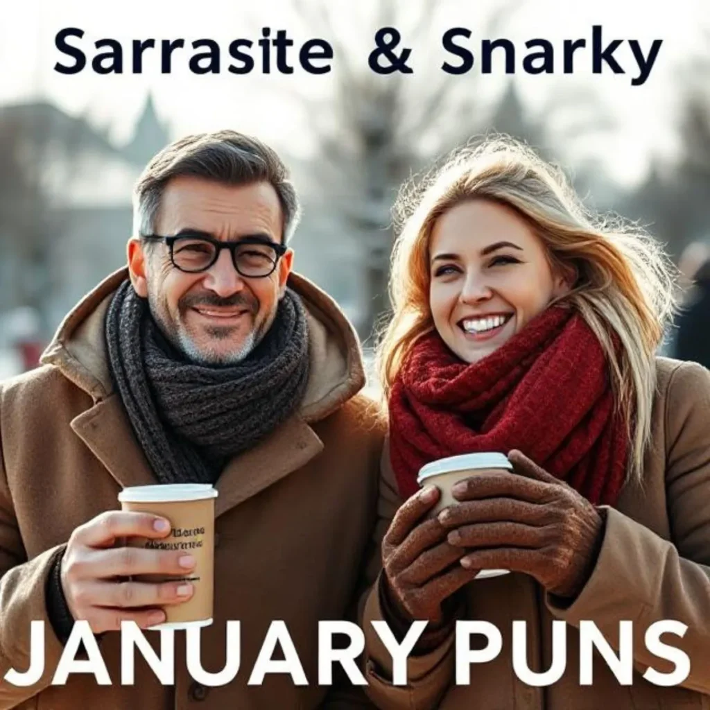 Sarcastic & Snarky January Puns