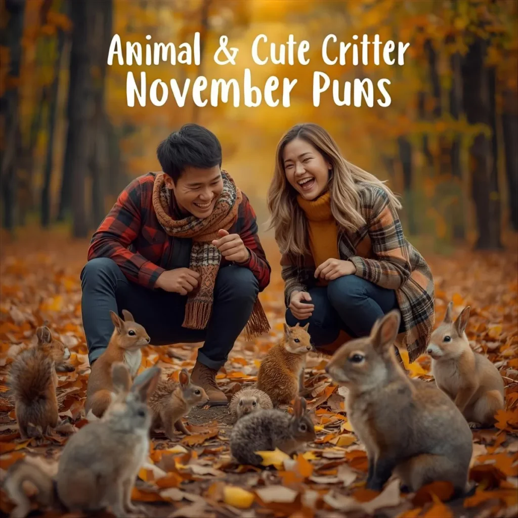 Animal & Cute Critter November Puns