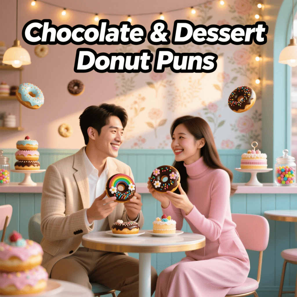 Chocolate & Dessert Donut Puns