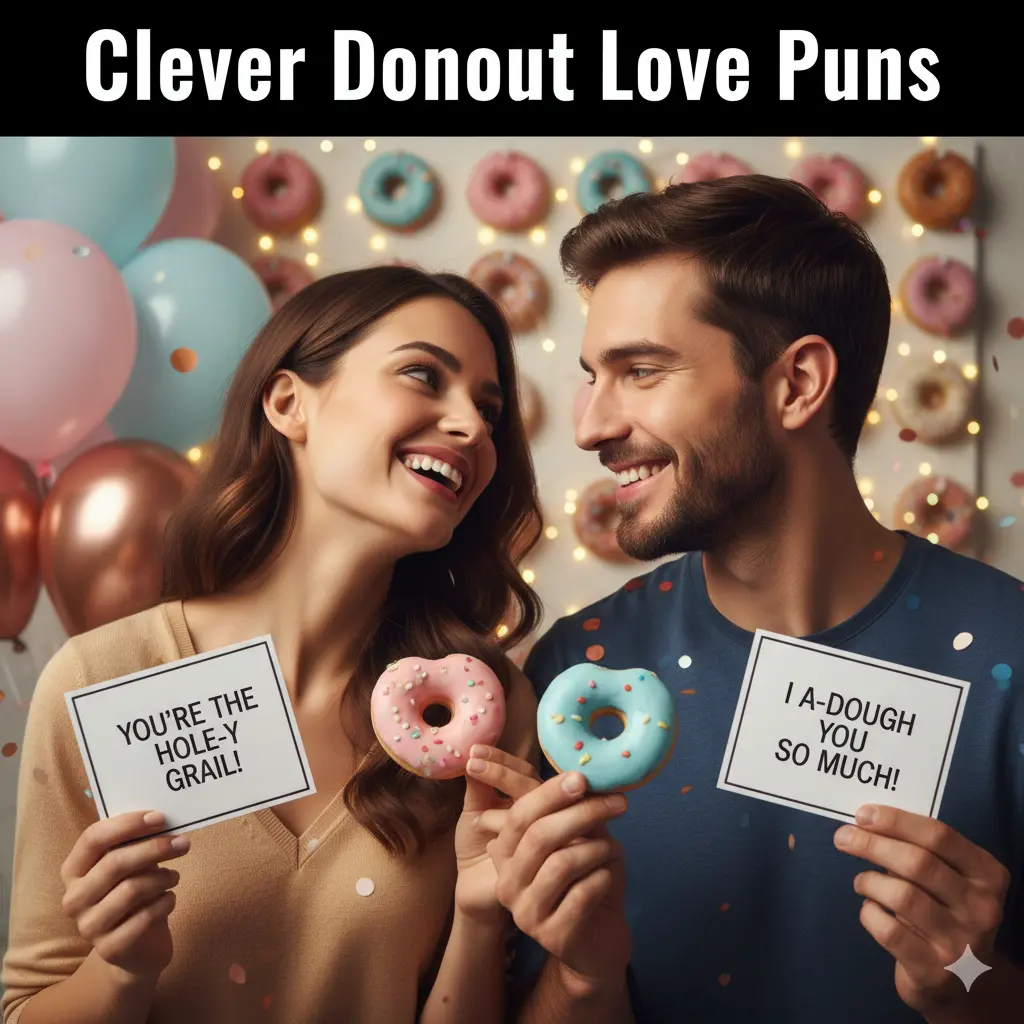 Clever Donut Love Puns