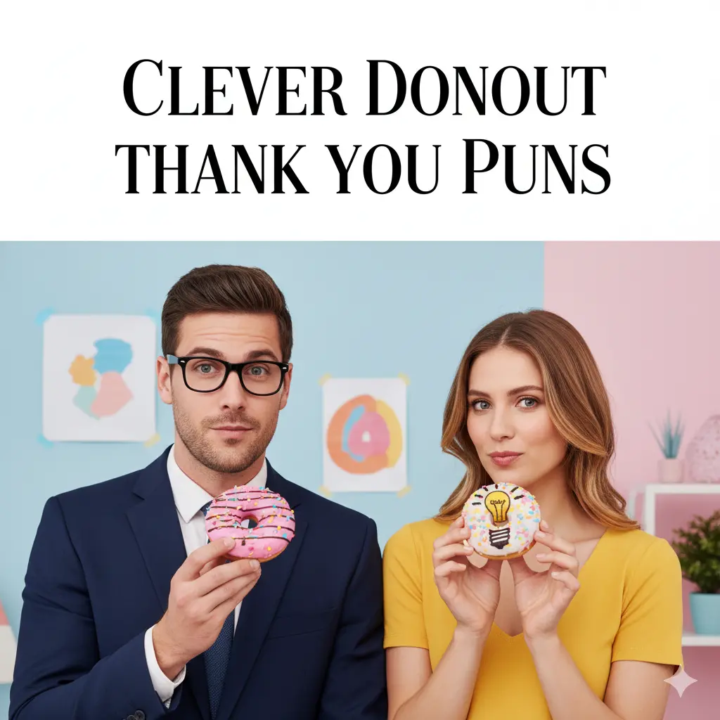 Clever Donut Thank You Puns