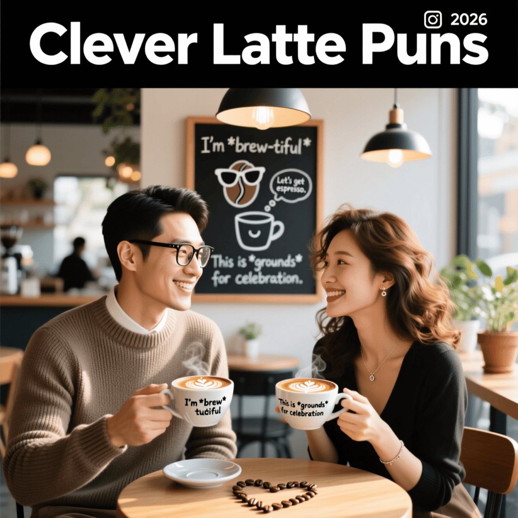 Clever Latte Puns