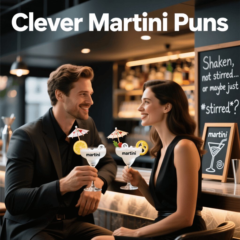 Clever Martini Puns
