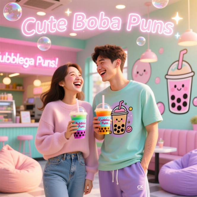 Cute Boba Puns