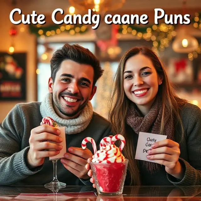 Cute Candy Cane Puns