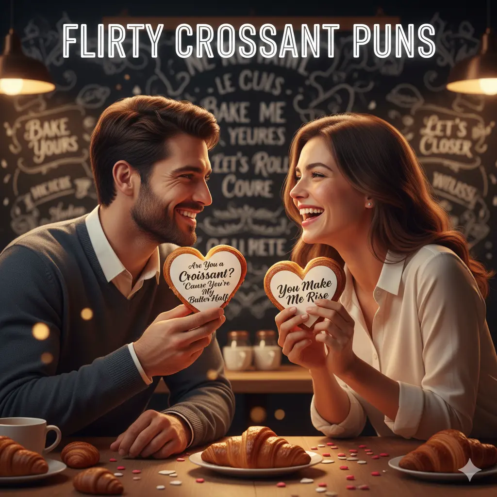 Flirty Croissant Puns