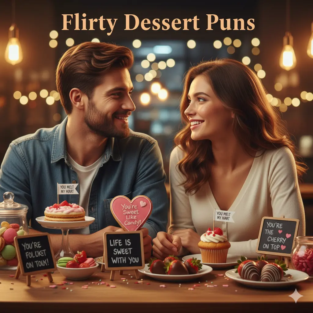 Flirty Dessert Puns