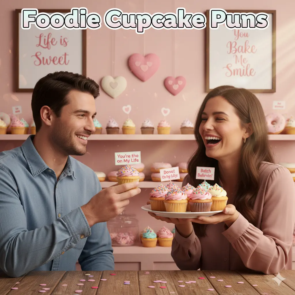 Foodie Cupcake Puns