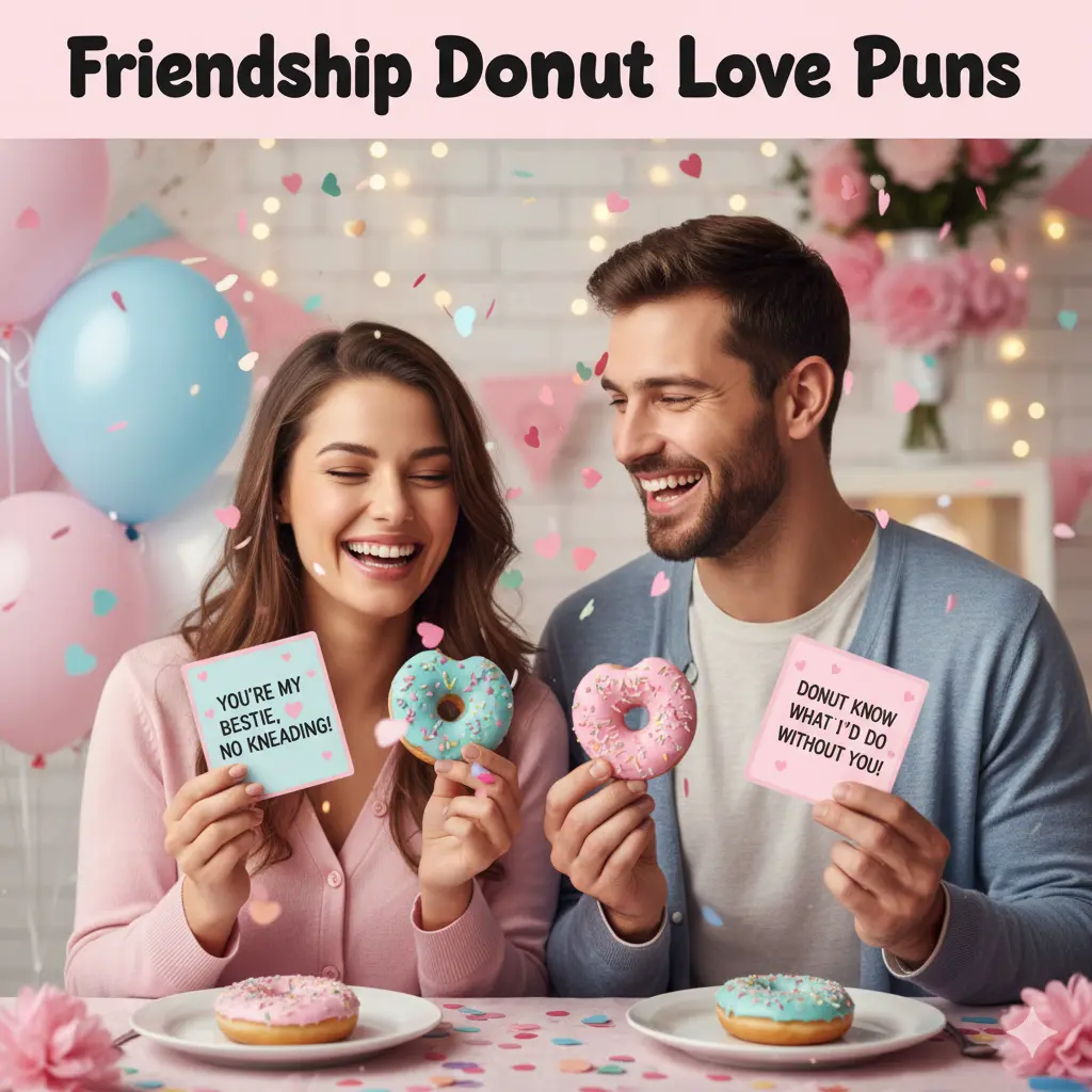 Friendship Donut Love Puns