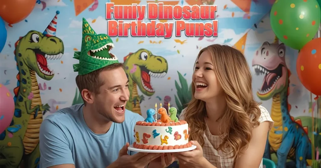 Funny Dinosaur Birthday Puns