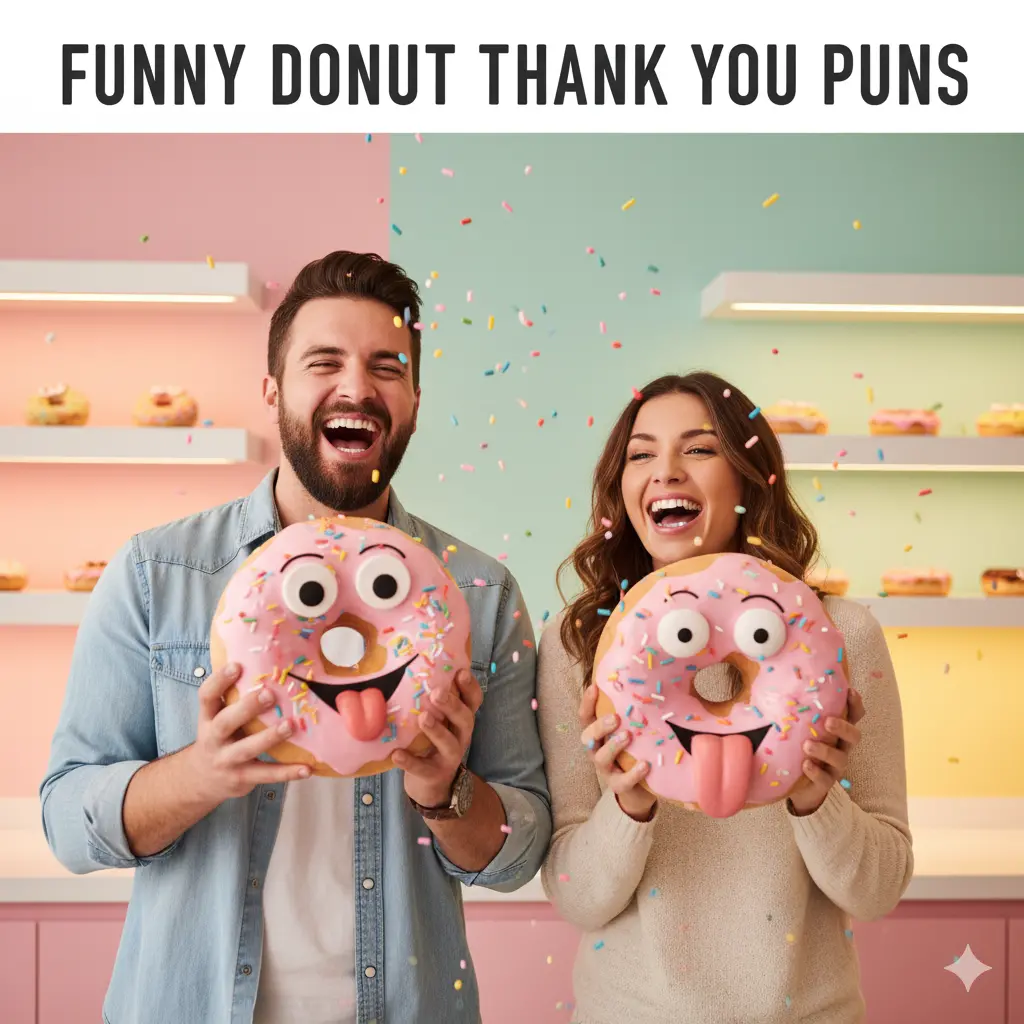 Funny Donut Thank You Puns
