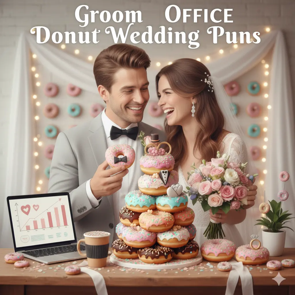 Groom Donut Wedding Puns