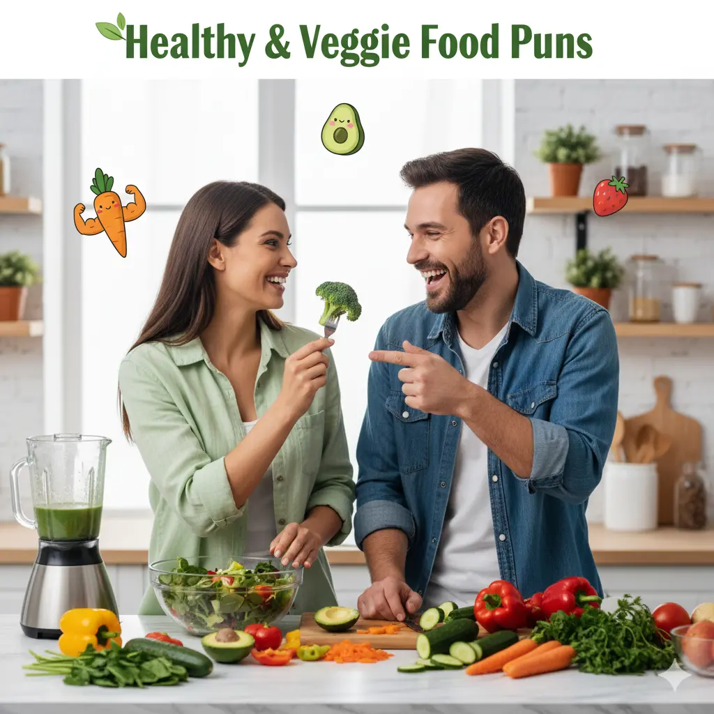 Healthy & Veggie Food Puns