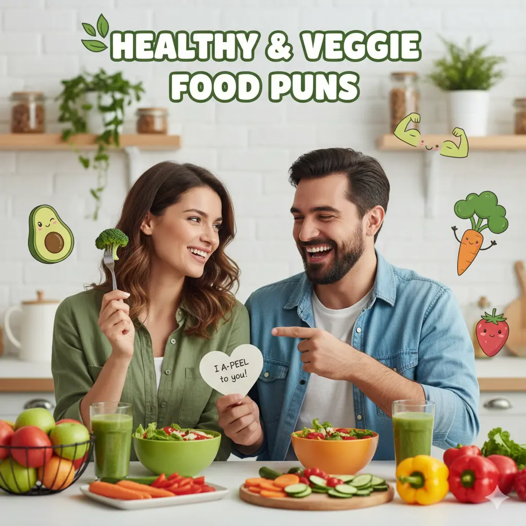 Healthy & Veggie Food Puns