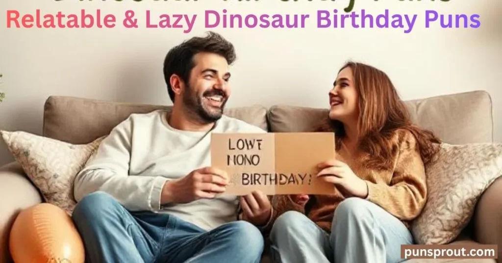 Relatable & Lazy Dinosaur Birthday Puns
