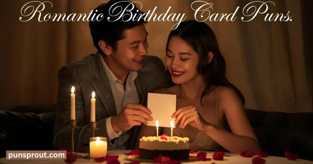 Romantic Birthday Card Puns