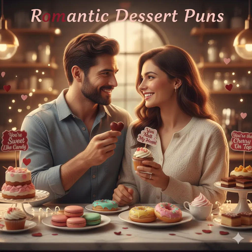 Romantic Dessert Puns