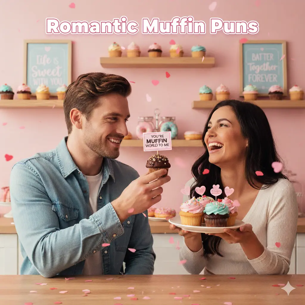 Romantic Muffin Puns