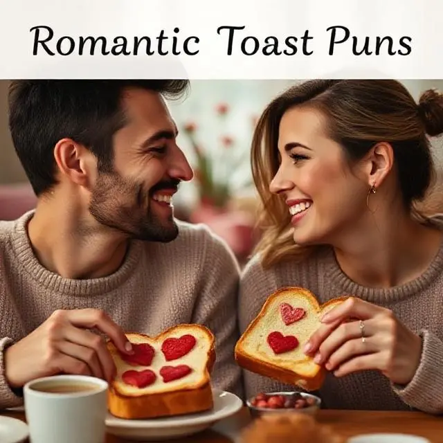 Romantic Toast Puns
