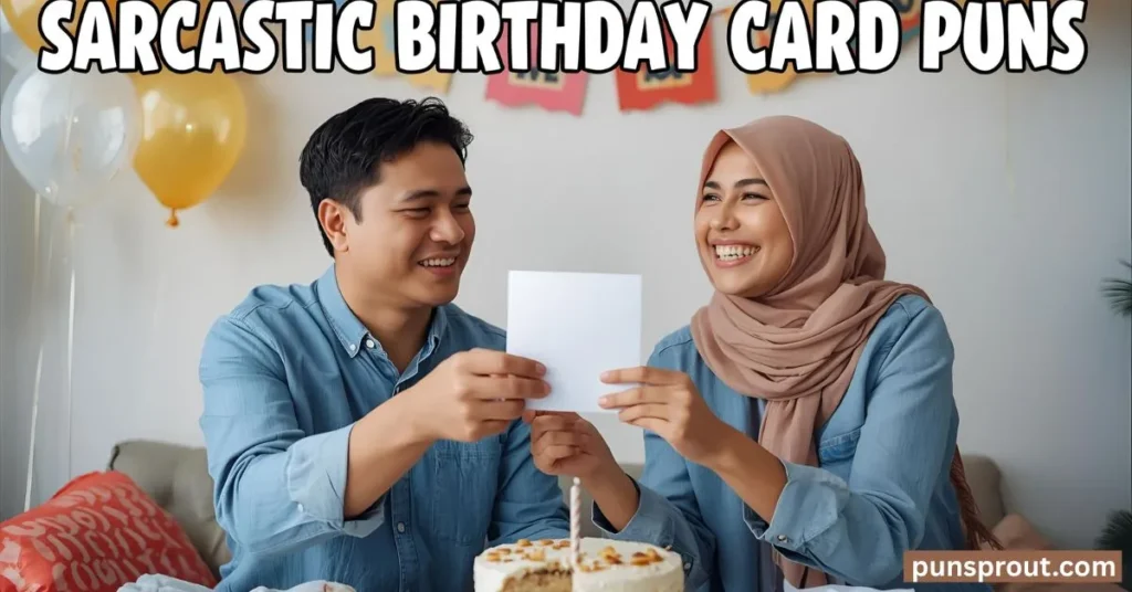 Sarcastic Birthday Card Puns