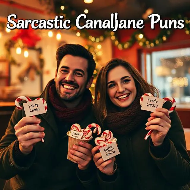 Sarcastic Candy Cane Puns