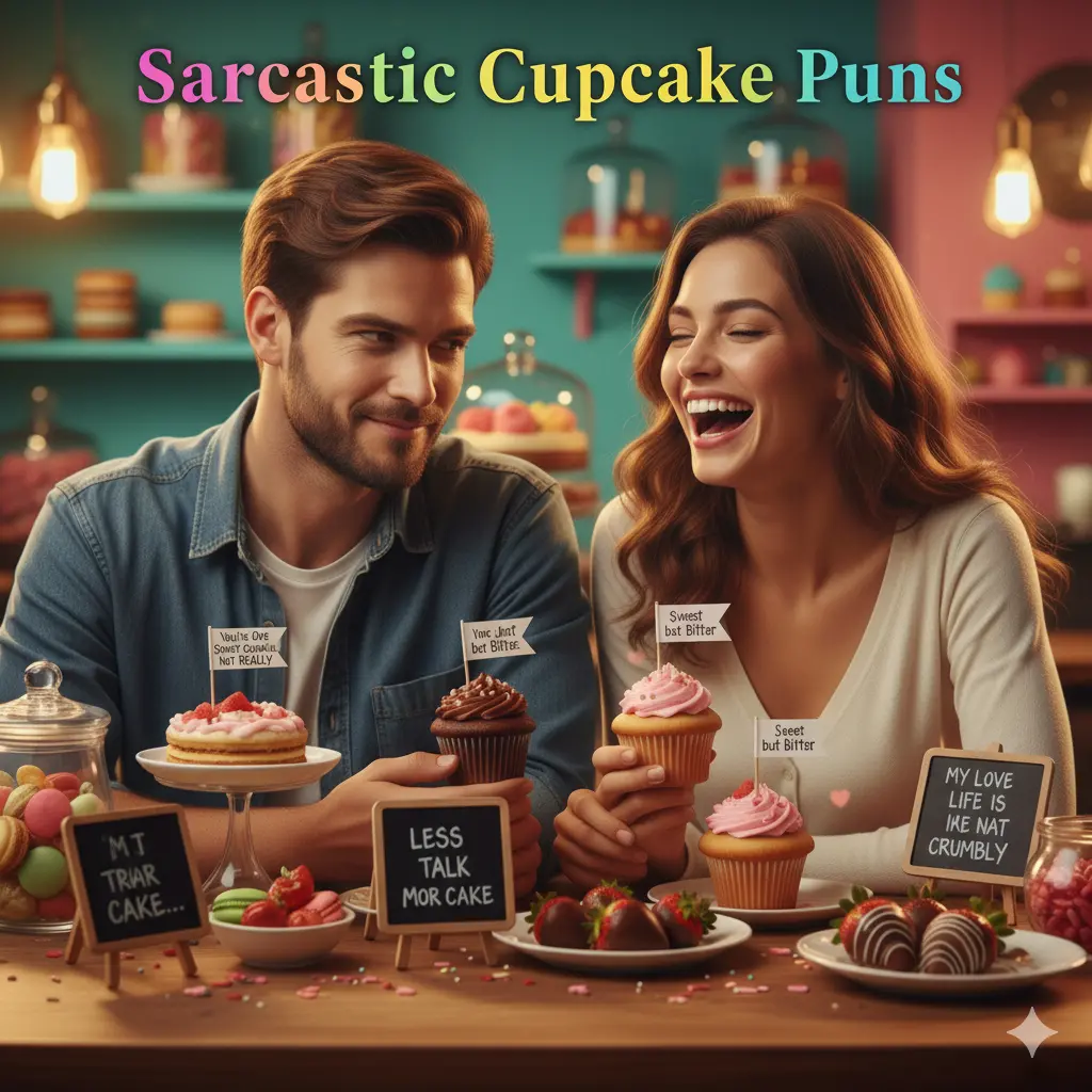 Sarcastic Cupcake Puns