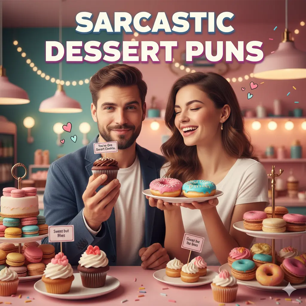 Sarcastic Dessert Puns