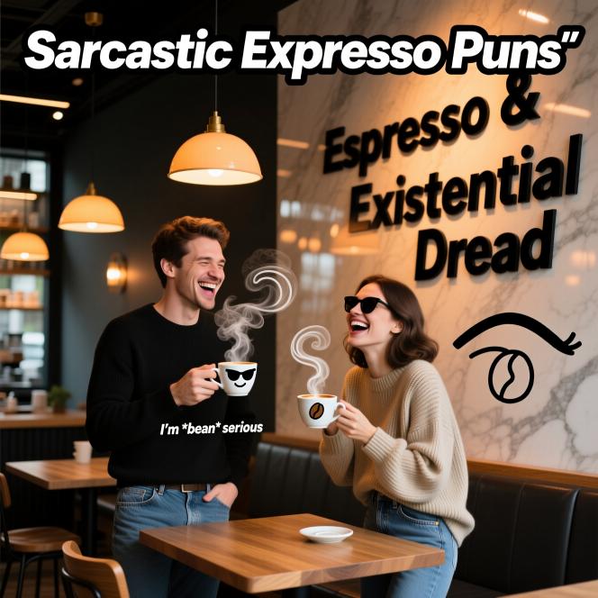 Sarcastic Espresso Puns