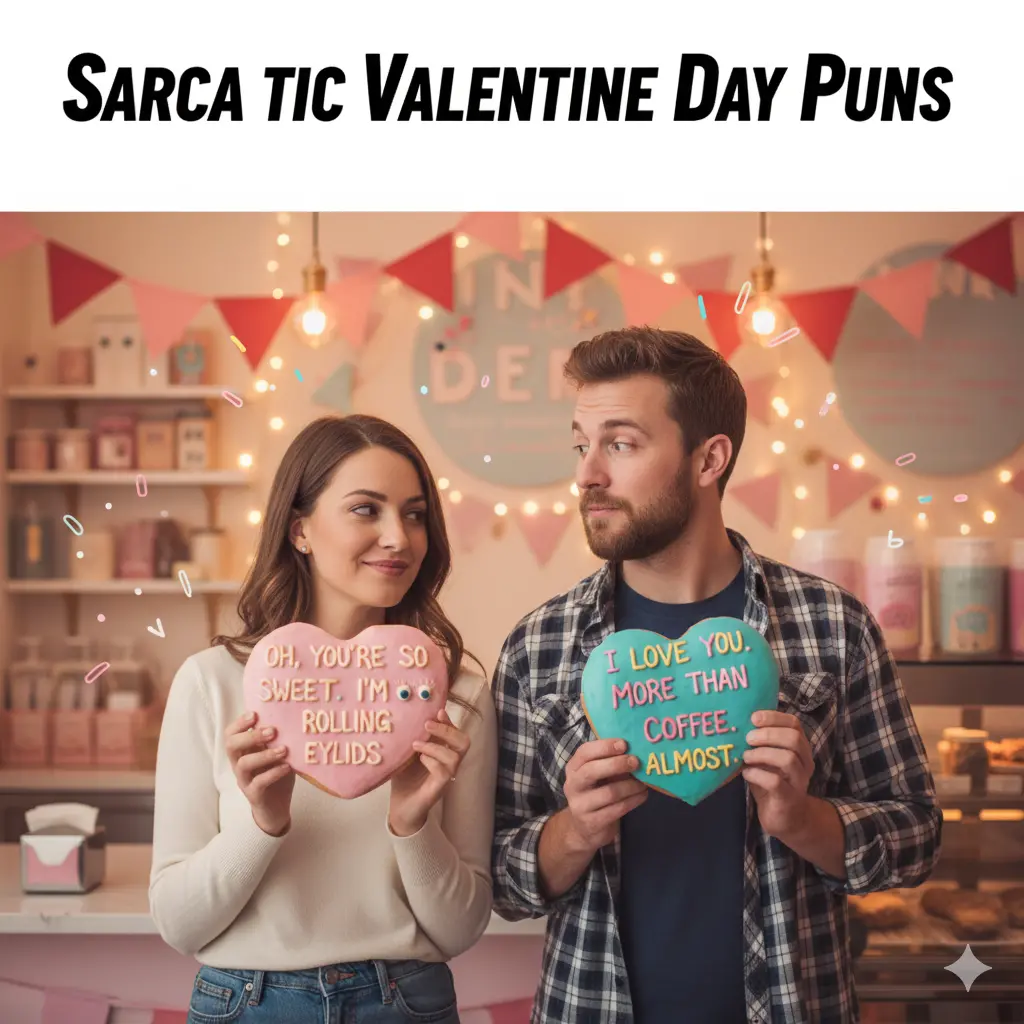 Sarcastic Valentine Day Puns 
