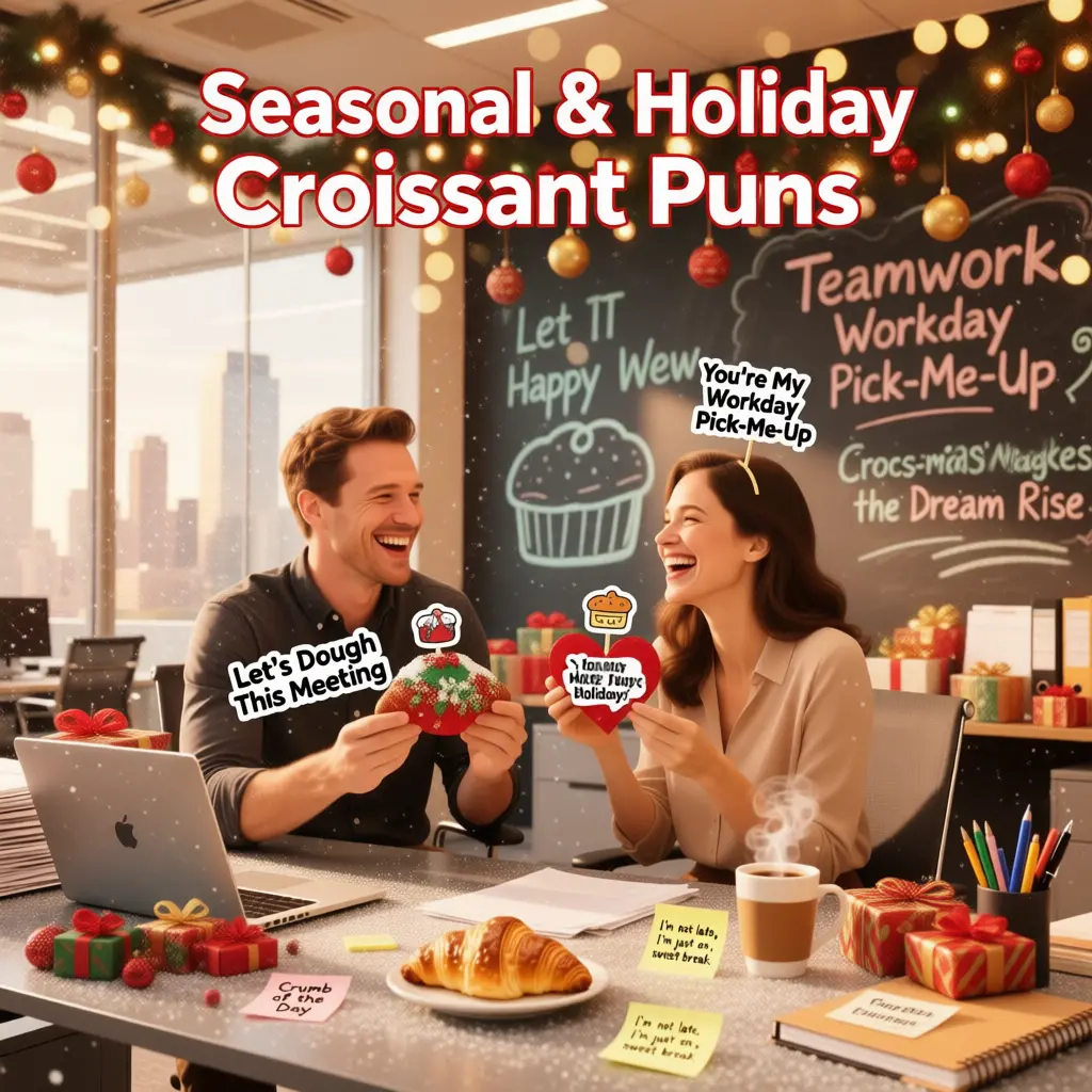 Seasonal & Holiday Croissant Puns