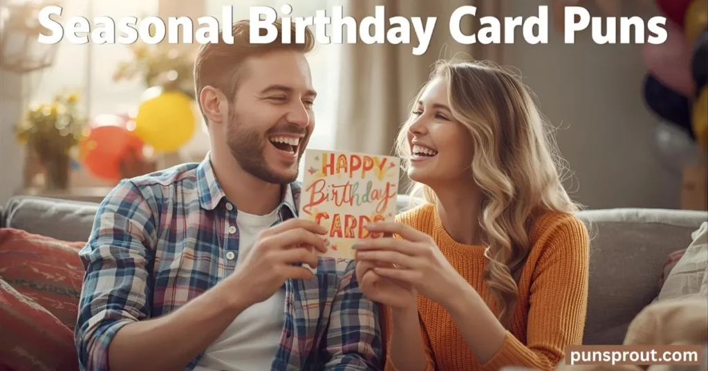 Seasonal Birthday Card Puns
