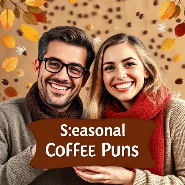 Seasonal Coffee Puns