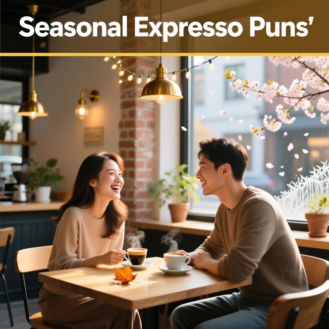 Seasonal Espresso Puns