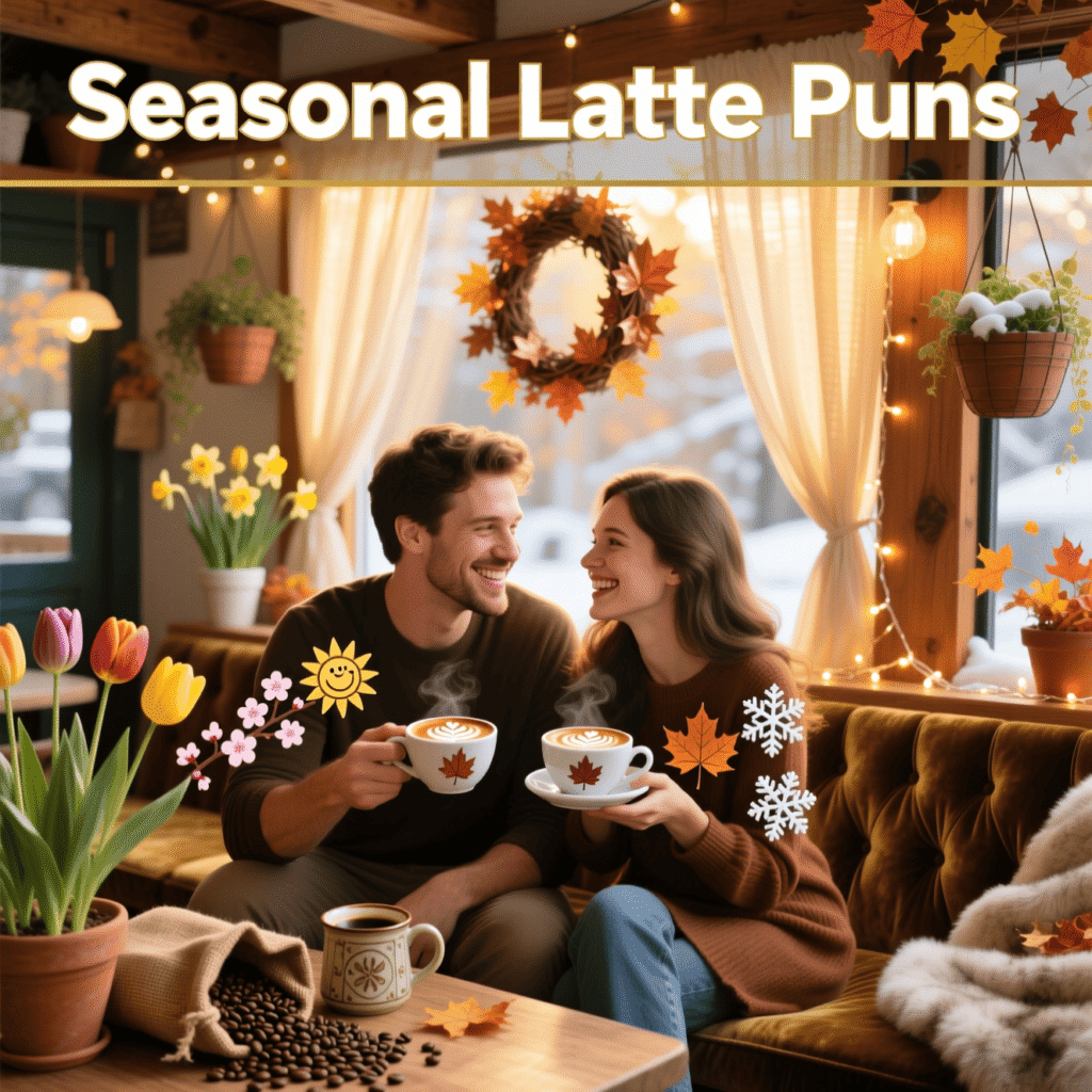 Seasonal Latte Puns