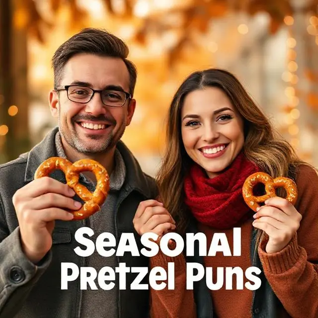 Seasonal Pretzel Puns